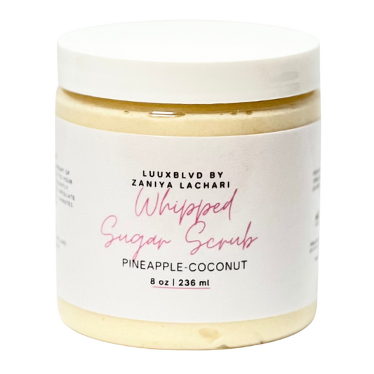 Pineapple coconut whipped sugar scrub